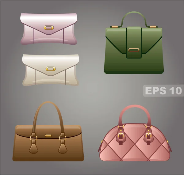 Female bags. — Stock Vector