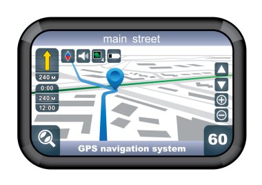 GPS navigator.