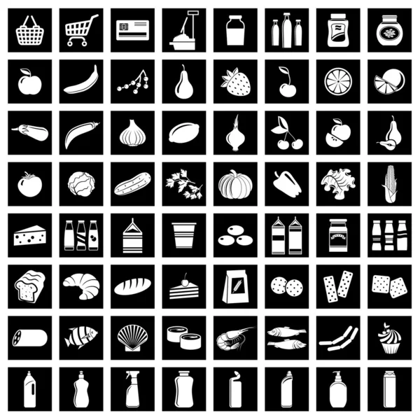 süpermarket simgeler kümesi