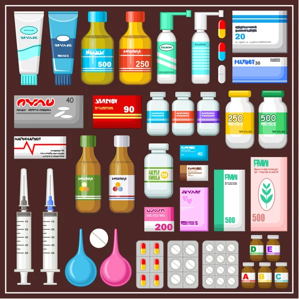 Medicamentos de Seth — Archivo Imágenes Vectoriales