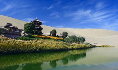 dunhuang, Çin Hilal bahar