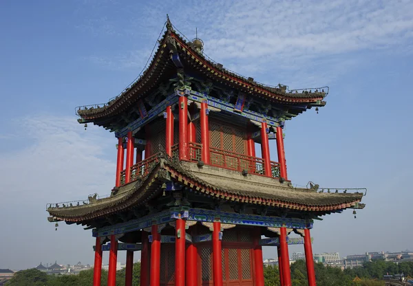 Edifício pavilhão tradicional único chinês — Fotografia de Stock