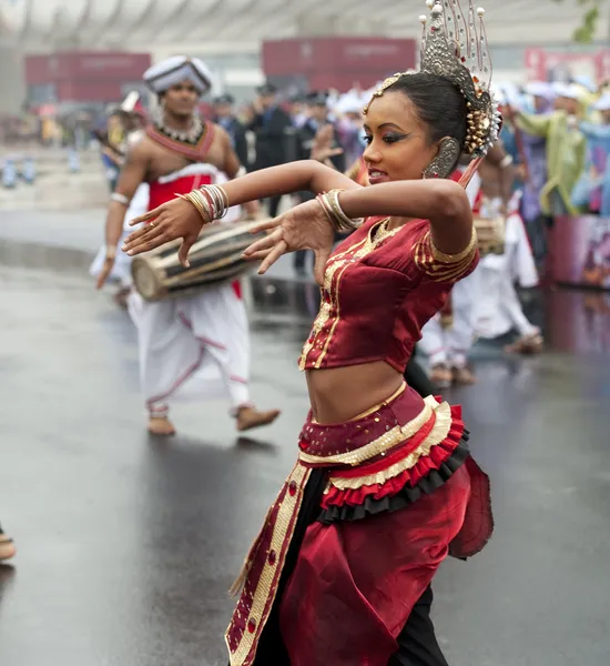 Dançarina tradicional do Sri Lanka — Fotografia de Stock