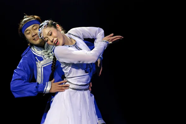 内蒙古的舞者 — 图库照片
