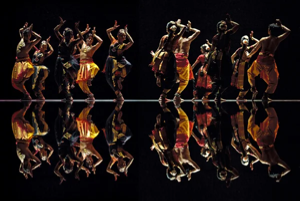 Indian Kalakshetra dance — Stock Photo, Image