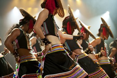 Chinese national dancers