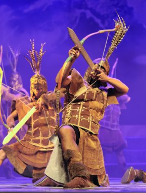 Tibet etnik dansçılar