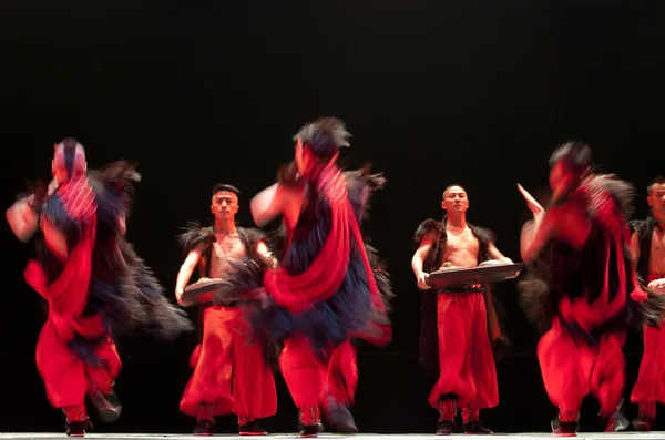 Kinesiska nationella dansföreställning — Stockfoto