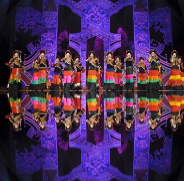 Çin etnik dans yi milliyet