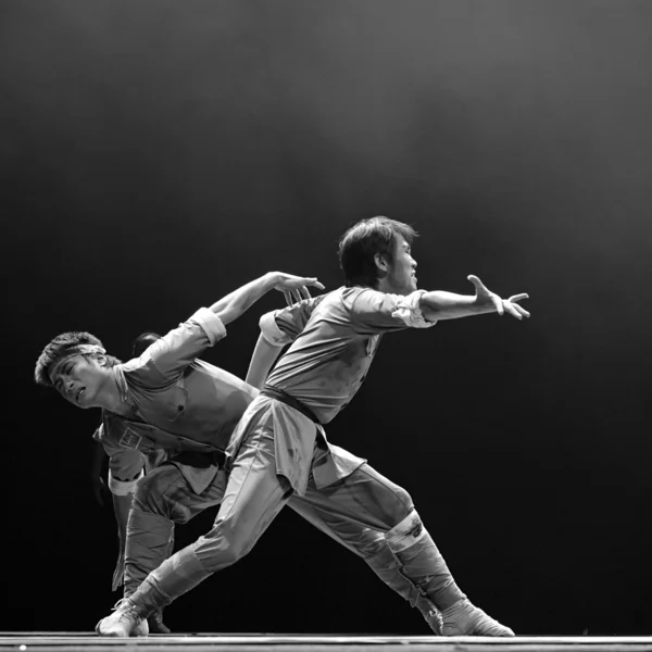 Dúo bailarines modernos — Foto de Stock