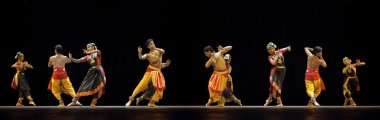 Hint bharatanatyam dansçılar