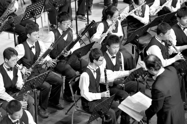 Symphonische Studentenband — Stockfoto