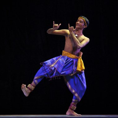 Hint bharatanatyam dansçı