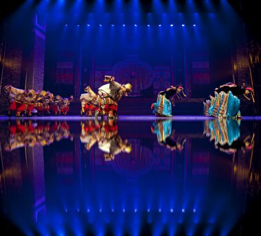 Çin Tibet etnik dans