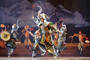 Çin Tibet etnik dans