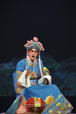 Çince Geleneksel opera aktör tiyatro kostüm