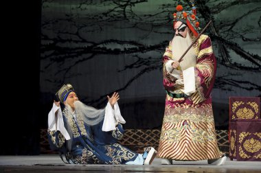 Çince Geleneksel opera aktör tiyatro kostüm