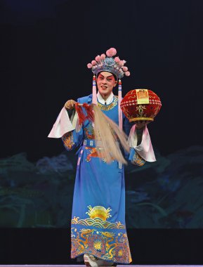 Çince Geleneksel opera aktör tiyatro kostüm