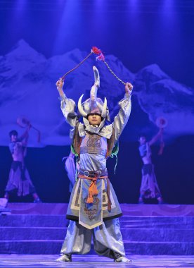 Tibet etnik dansçı