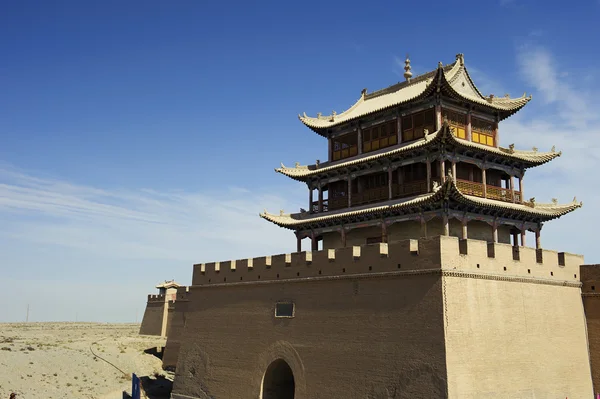 Torre de paso Jiayuguan en GanSu, China — Foto de Stock