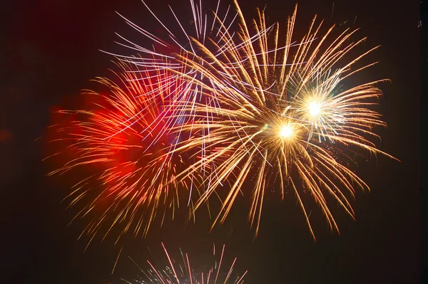 Fuochi d'artificio per festeggiare il festival — Foto Stock