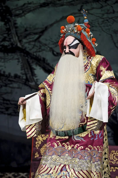 Chinese traditional opera actor with theatrical costume — Stock Photo, Image