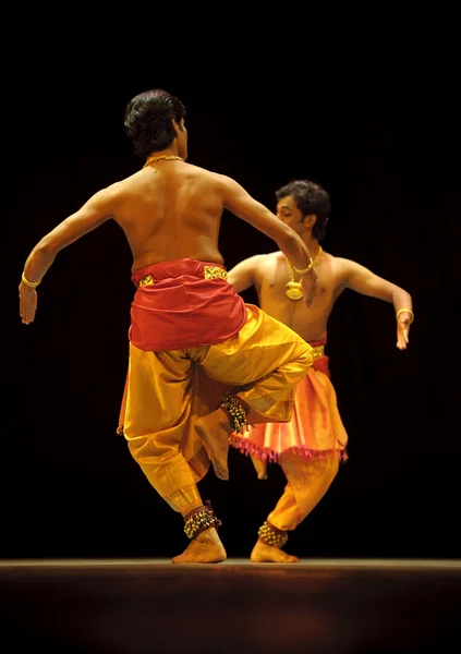 Indiske BharataNatyam-dansere – stockfoto
