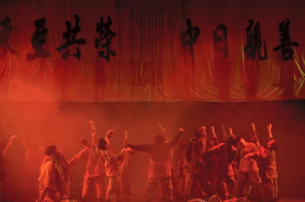 Kinesiska ping opera aktörer — Stockfoto