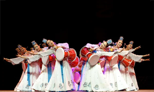 Dança étnica coreana — Fotografia de Stock