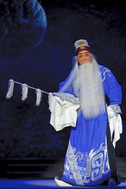 Çince Geleneksel opera aktör tiyatro kostüm