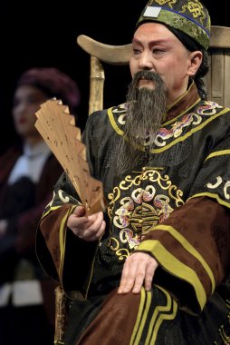 Çince Geleneksel opera aktör tiyatro kostüm