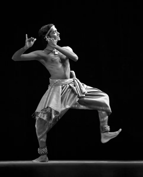 Kalakshetra indyjski tancerz — Zdjęcie stockowe