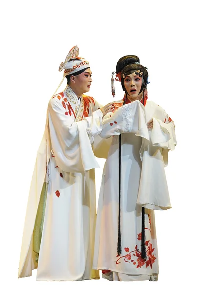 Bella attrice d'opera tradizionale cinese con costume teatrale — Foto Stock