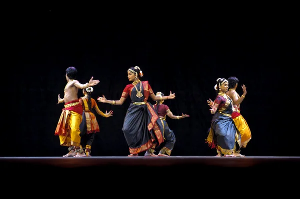 인도 bharatanatyam 댄서 — 스톡 사진
