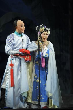 Çince Geleneksel opera aktör tiyatro kostüm