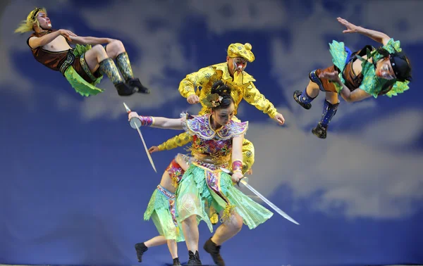 Ópera chinesa "Monkey King: Flaming Mountain " — Fotografia de Stock