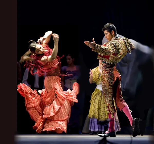 Spaanse flamenco dansers — Stockfoto