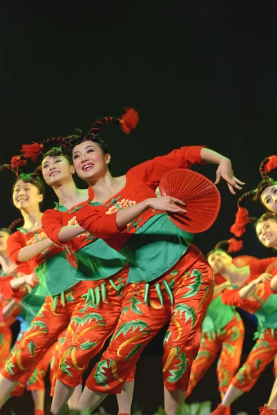 Čínský lidový tanec — Stock fotografie