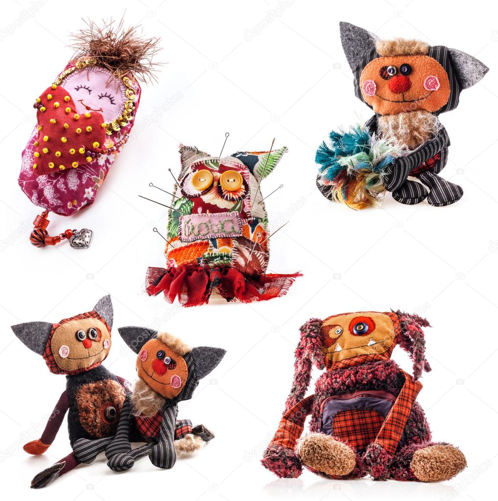 Collections of Handmade rag doll