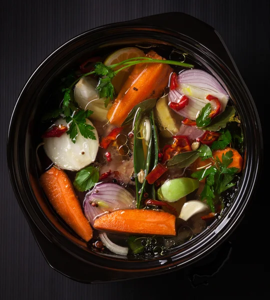 Sopa de legumes frescos — Fotografia de Stock