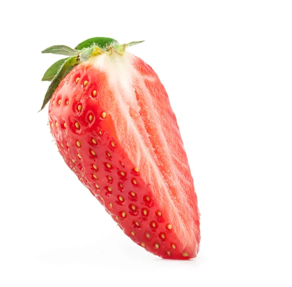 Halva jordgubbar — Stockfoto