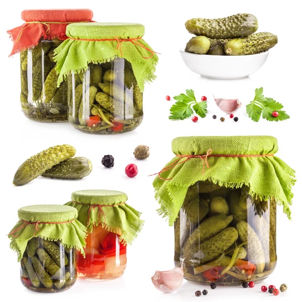 Collection of Pickles — Stock Image Collection of Pickles Royalty Free Stock Images