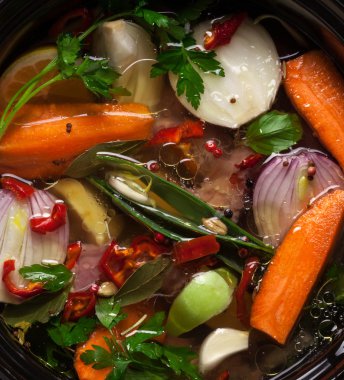 taze sebze çorbası