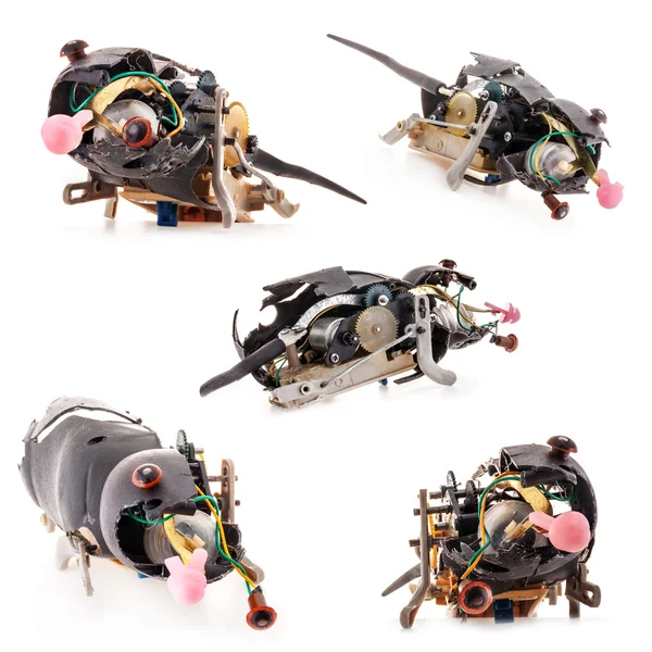 Colecciones de juguetes mecánicos rotos — Foto de Stock