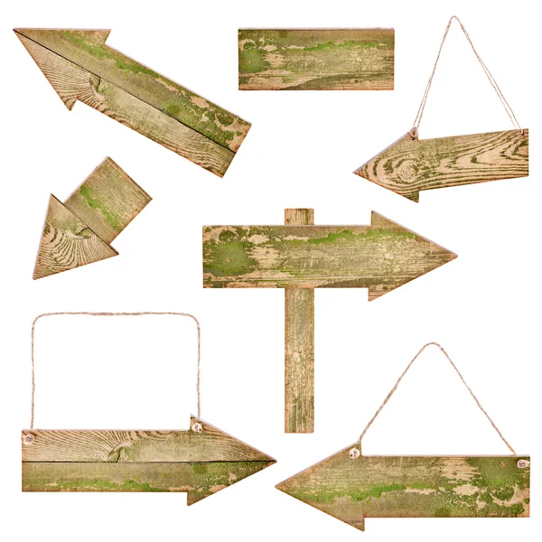 收藏的木制箭头 — 图库照片