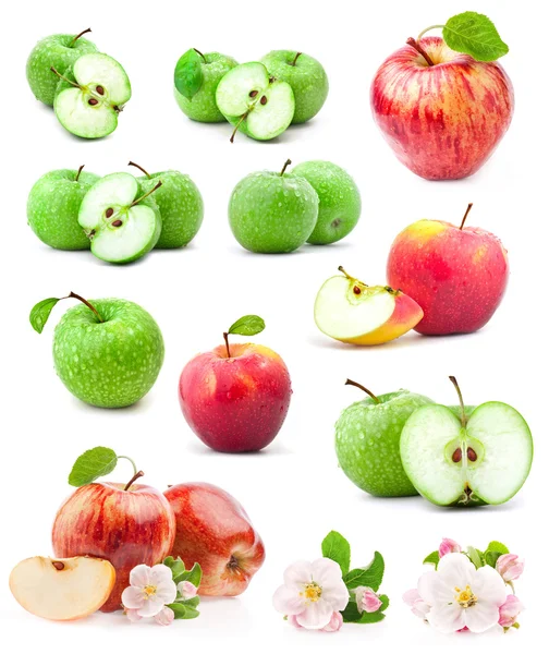 Rote und grüne Äpfel — Stockfoto