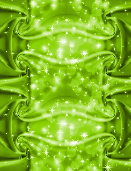 Abstracte groene weefsel achtergrond met sparkles — Stockfoto