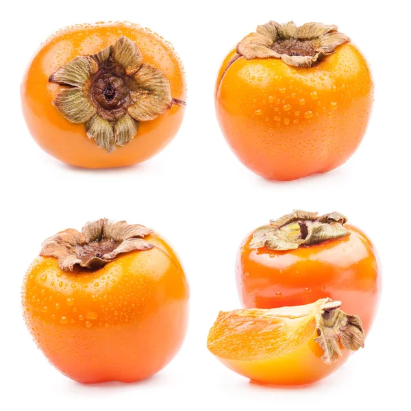 Sammlung von Persimmon — Stockfoto