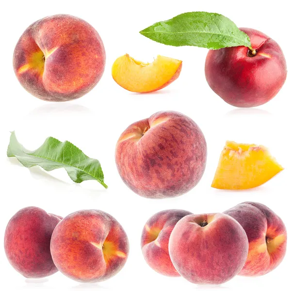 Collections of ripe peach — Stock Photo, Image