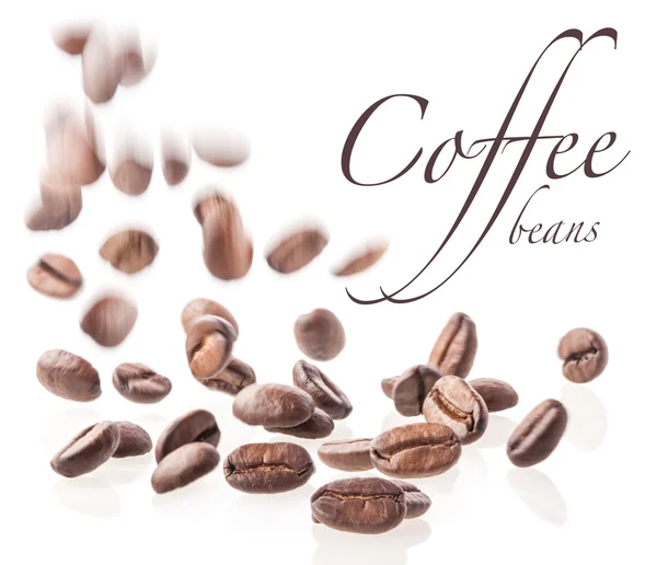 コーヒー豆を飛んでください。 — ストック写真